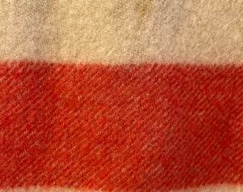 Vintage Wool Cabin Blanket Golden Dawn Wool Throw Hudson Bay