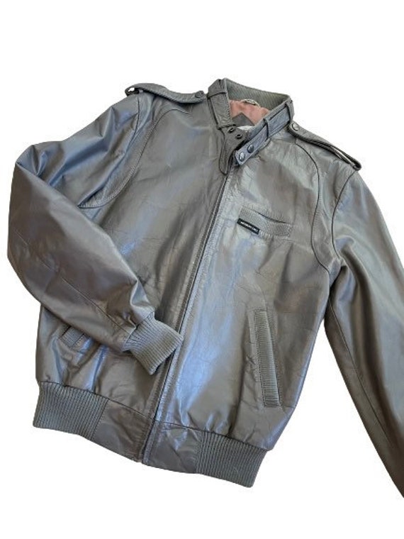 Vintage Members Only Leather Bomber Jacket 80s 90s Mod Vintage Members Only Leather Bomber Jacket 80s 90s Mod