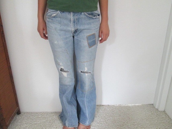 Vintage Levi’s 684 bell bottom jeans 32 x 32 Hipp… - image 2