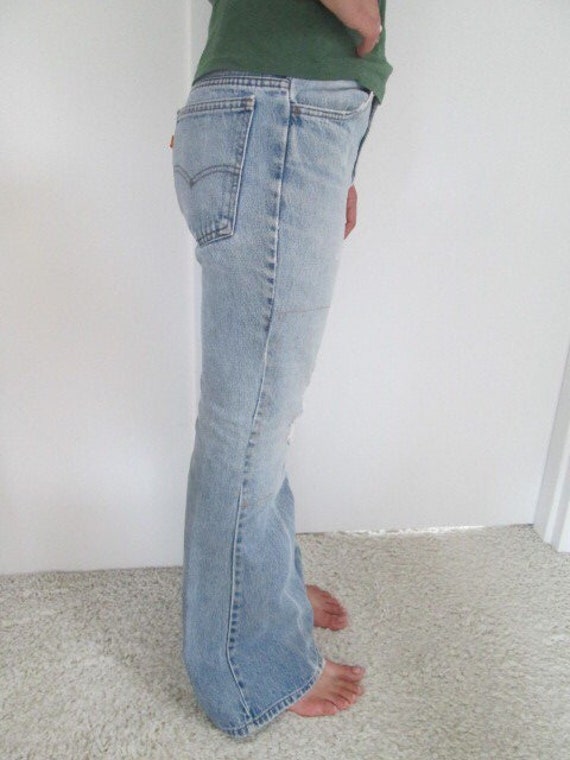 Vintage Levi’s 684 bell bottom jeans 32 x 32 Hipp… - image 3