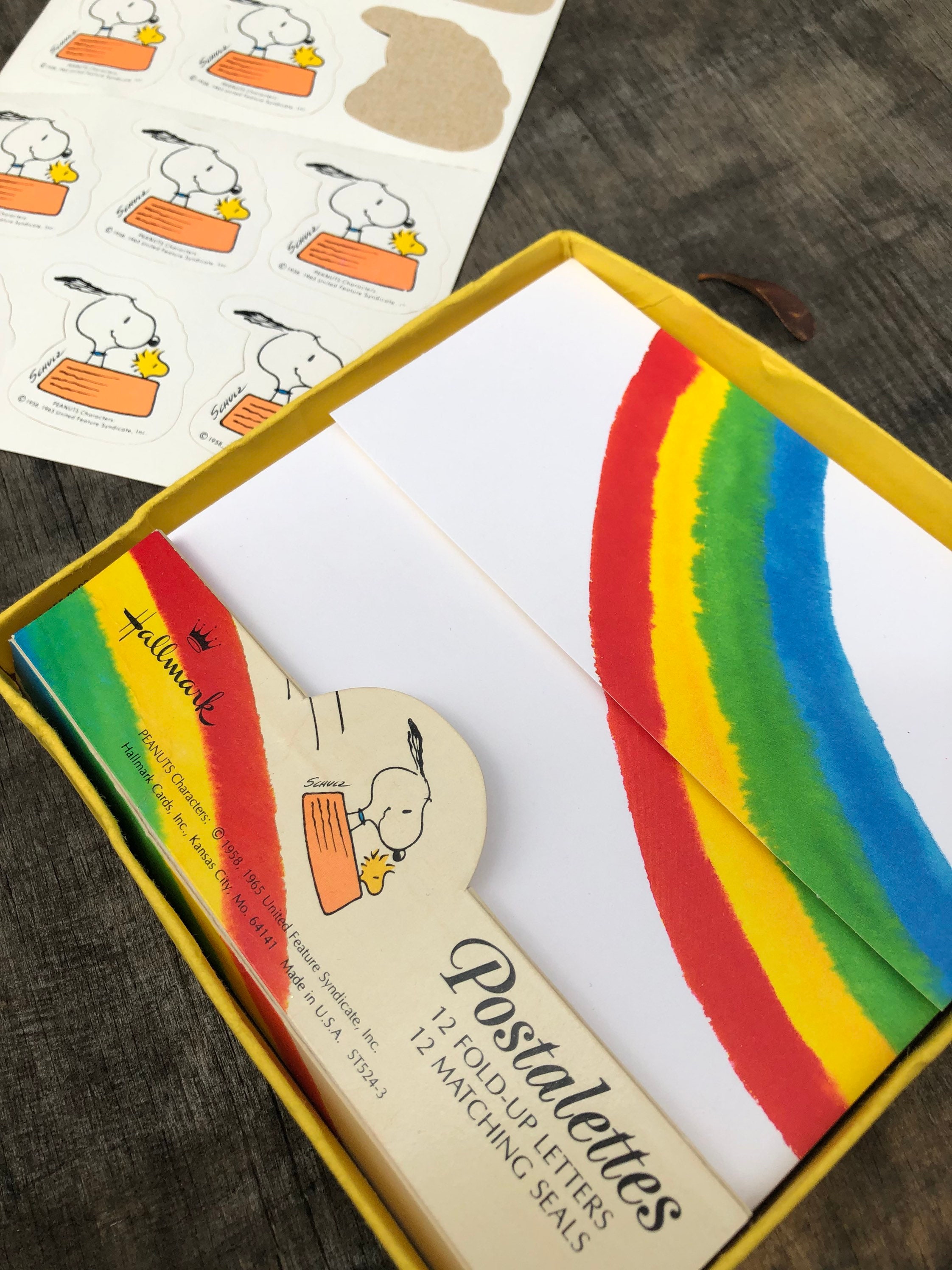 Vintage Snoopy Postalettes 1950s 60s 70s Hallmark Stationary Vintage Snoopy Postalettes 1950s 60s 70s Hallmark Stationary