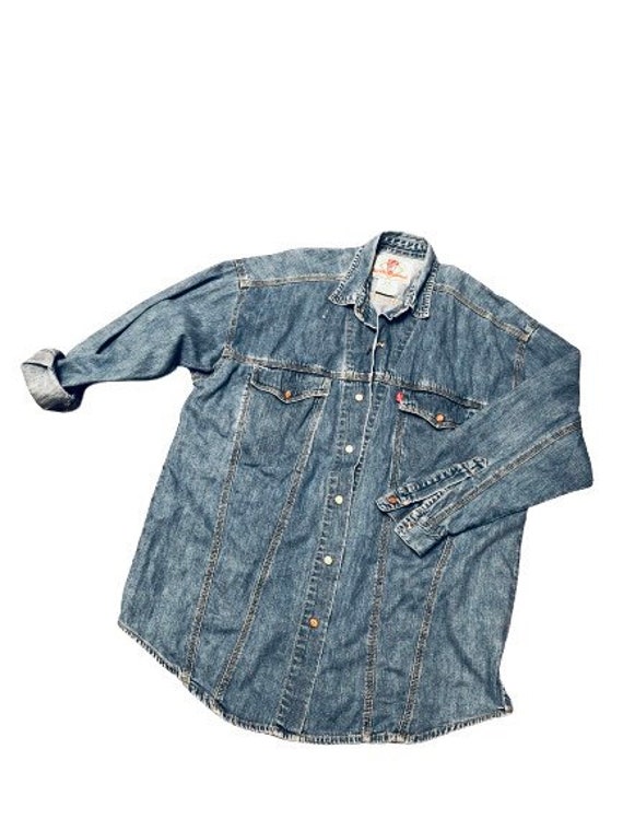 Camisa vintage Levi's jean camisa - España