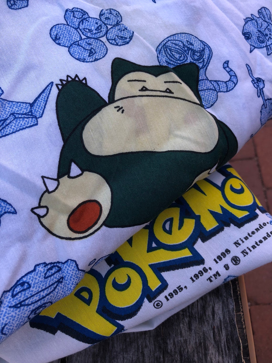 Vintage Pokémon Sheet set 90s Nintendo Pokémon collectible Etsy