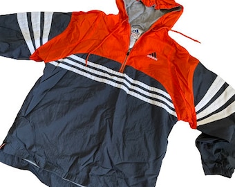 Adidas orange deals and black jacket