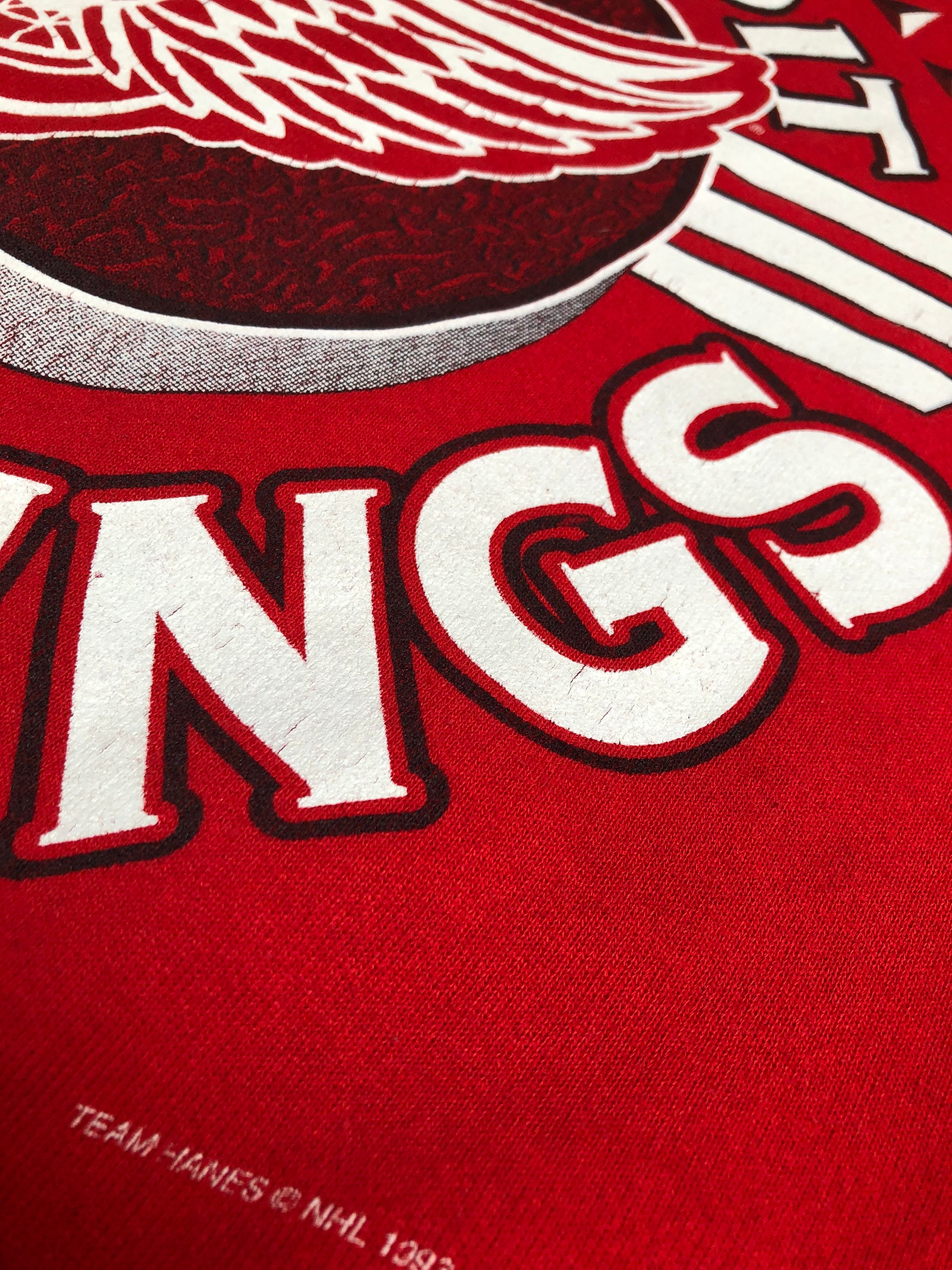 Reebok NHL Detroit Red Wings Hoodie - Red - S - TMC Vintage Clothing