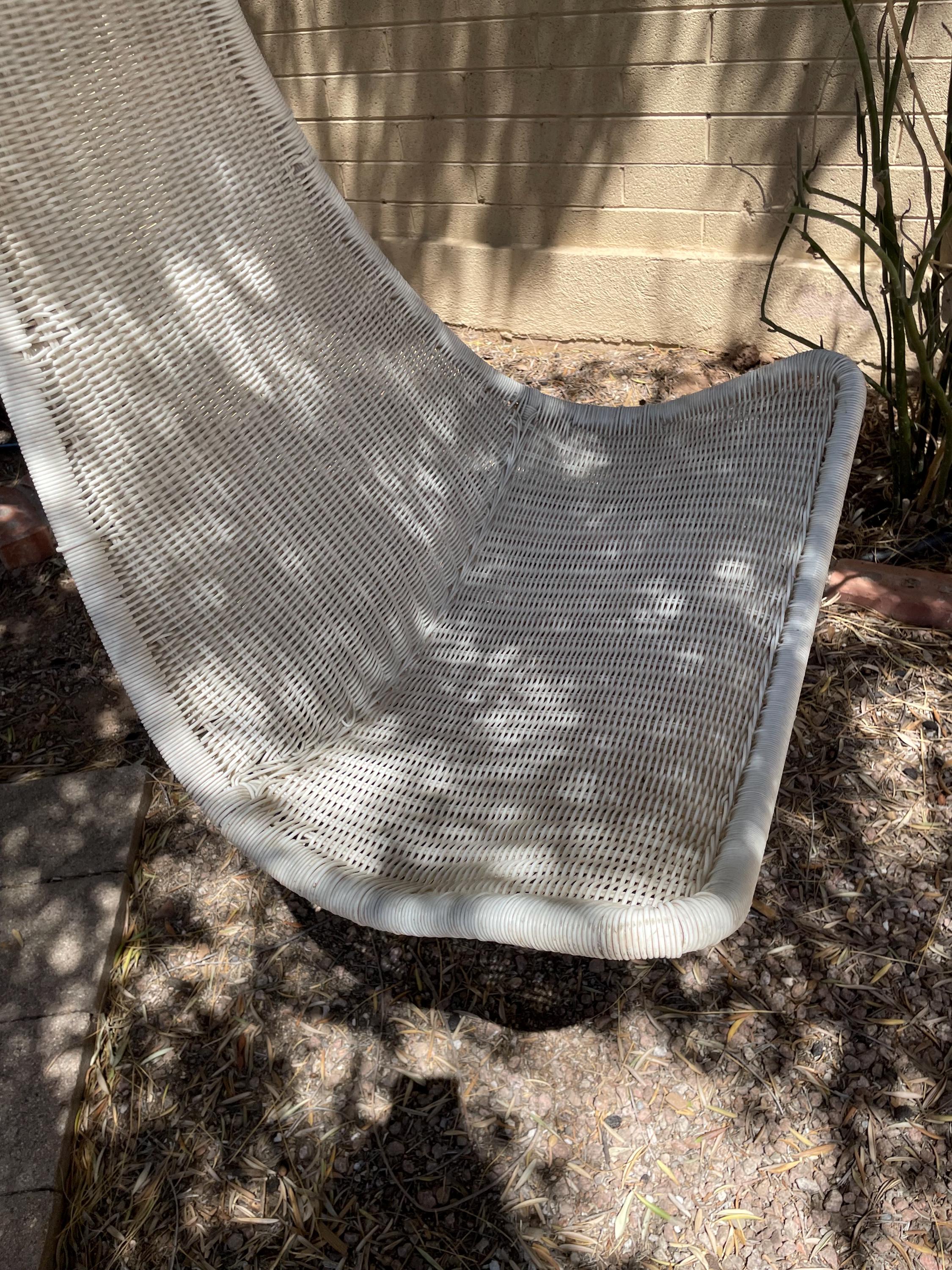 Vintage IKEA PS SVINGA Hanging Chair,retro Style Rattan Wicker