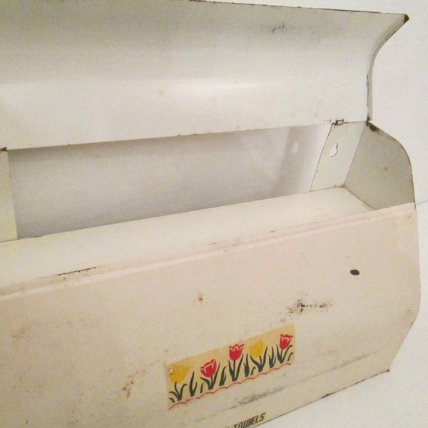 Vintage Foil Waxed Paper Holder Etsy