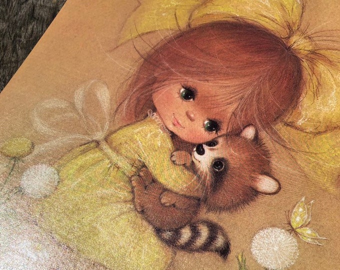 Vintage Hallmark Photo Album 70s Little Girl With Big Bow and Etsy