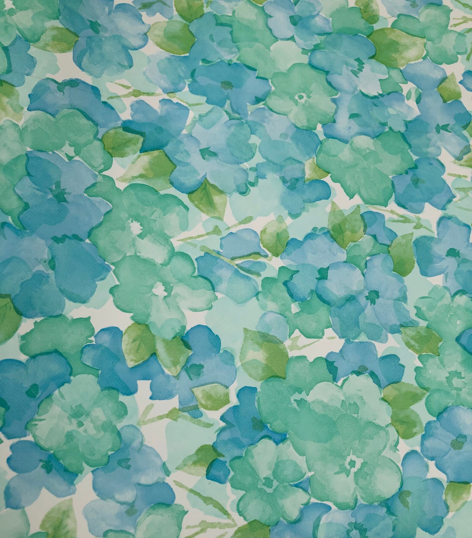 Vintage floral pastel contact paper Impressionism watercolor Etsy