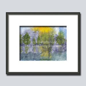 Download Print from Watercolor Abstract Landscape  for matting and framing Gift Idea 2 sizes 5x7 and 8x10 included