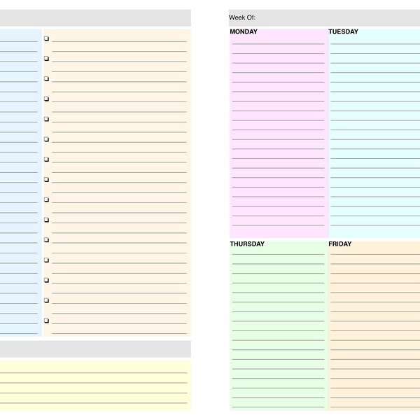 2 Pages per Day 2024 Planner - Etsy