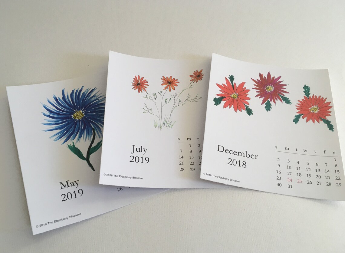 Printable 2023 DIY Desktop Calendar Desk Calendar PDF Gift - Etsy