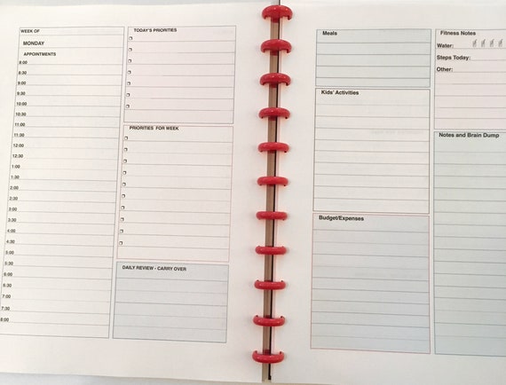 planner 2 page per