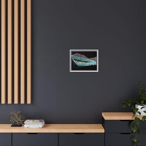 Spuren urzeitlichen Lebens | Leinwanddruck mit Fossilienfotografie | Wandbild zur prähistorischen Naturgeschichte Bild 8