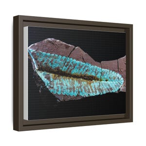 Spuren urzeitlichen Lebens | Leinwanddruck mit Fossilienfotografie | Wandbild zur prähistorischen Naturgeschichte Bild 18