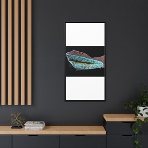 Spuren urzeitlichen Lebens | Leinwanddruck mit Fossilienfotografie | Wandbild zur prähistorischen Naturgeschichte Bild 12