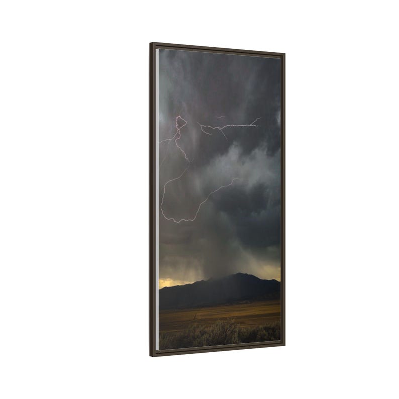 Electric Skies Lightning Storm Print | Mountain Landscape Photography (Jenni Salisbury) image 3