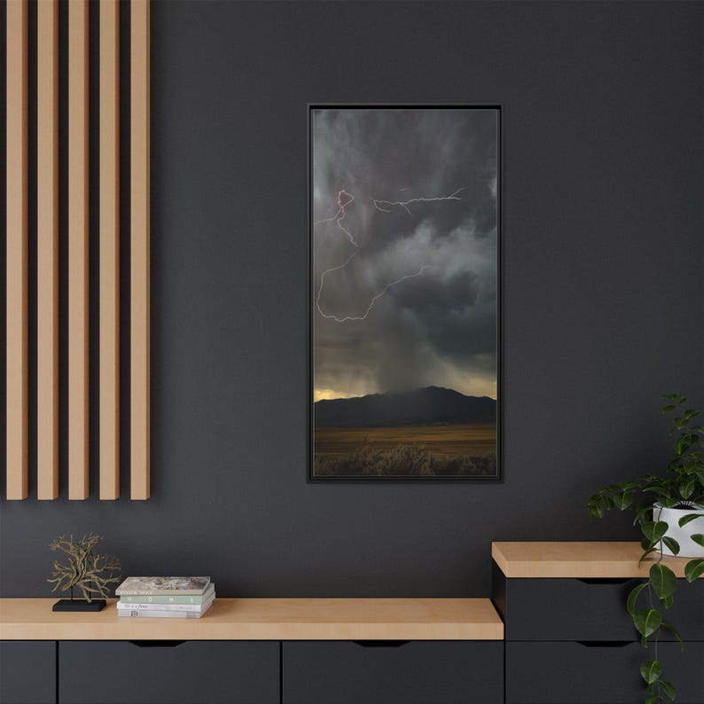 Electric Skies Lightning Storm Print | Mountain Landscape Photography (Jenni Salisbury) image 5