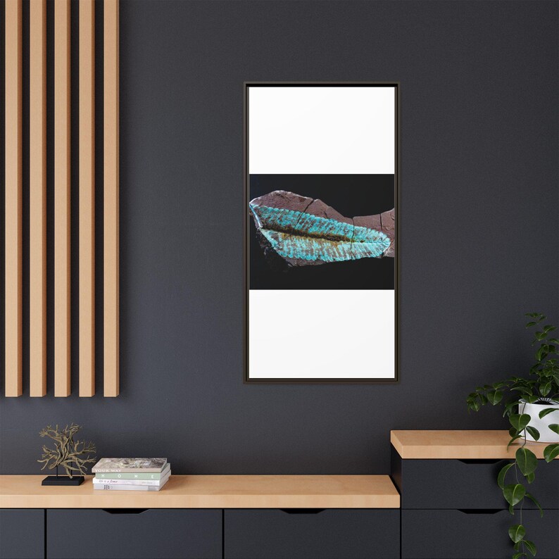 Spuren urzeitlichen Lebens | Leinwanddruck mit Fossilienfotografie | Wandbild zur prähistorischen Naturgeschichte Bild 16