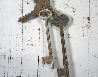 Vintage Skeleton Key Bundle Lot  - Russwin Hardware Made in USA