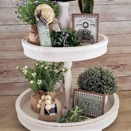 Tiered Tray 4th of July Set of 5 Bowl Fillers / /rustic Decor/ Etsy