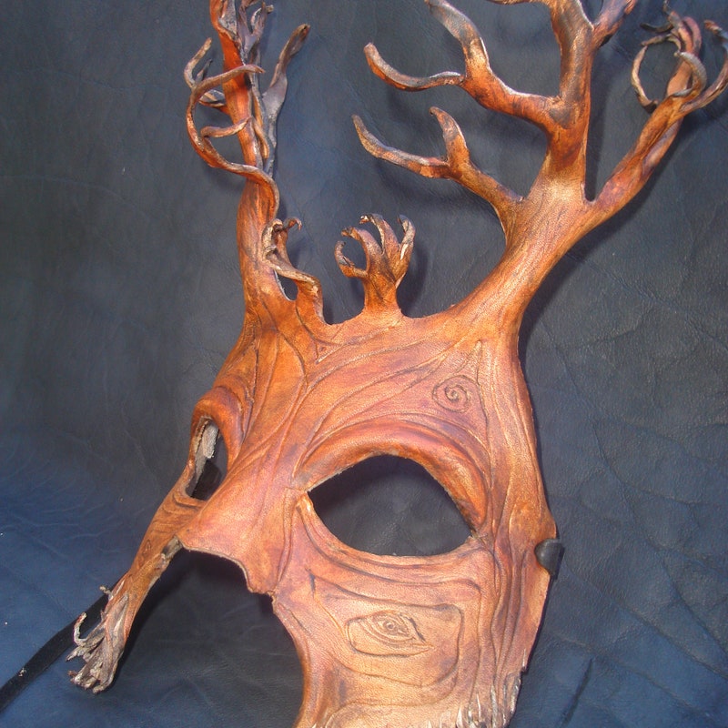 Treefolk Mask Ancient Tree Mask - Etsy UK