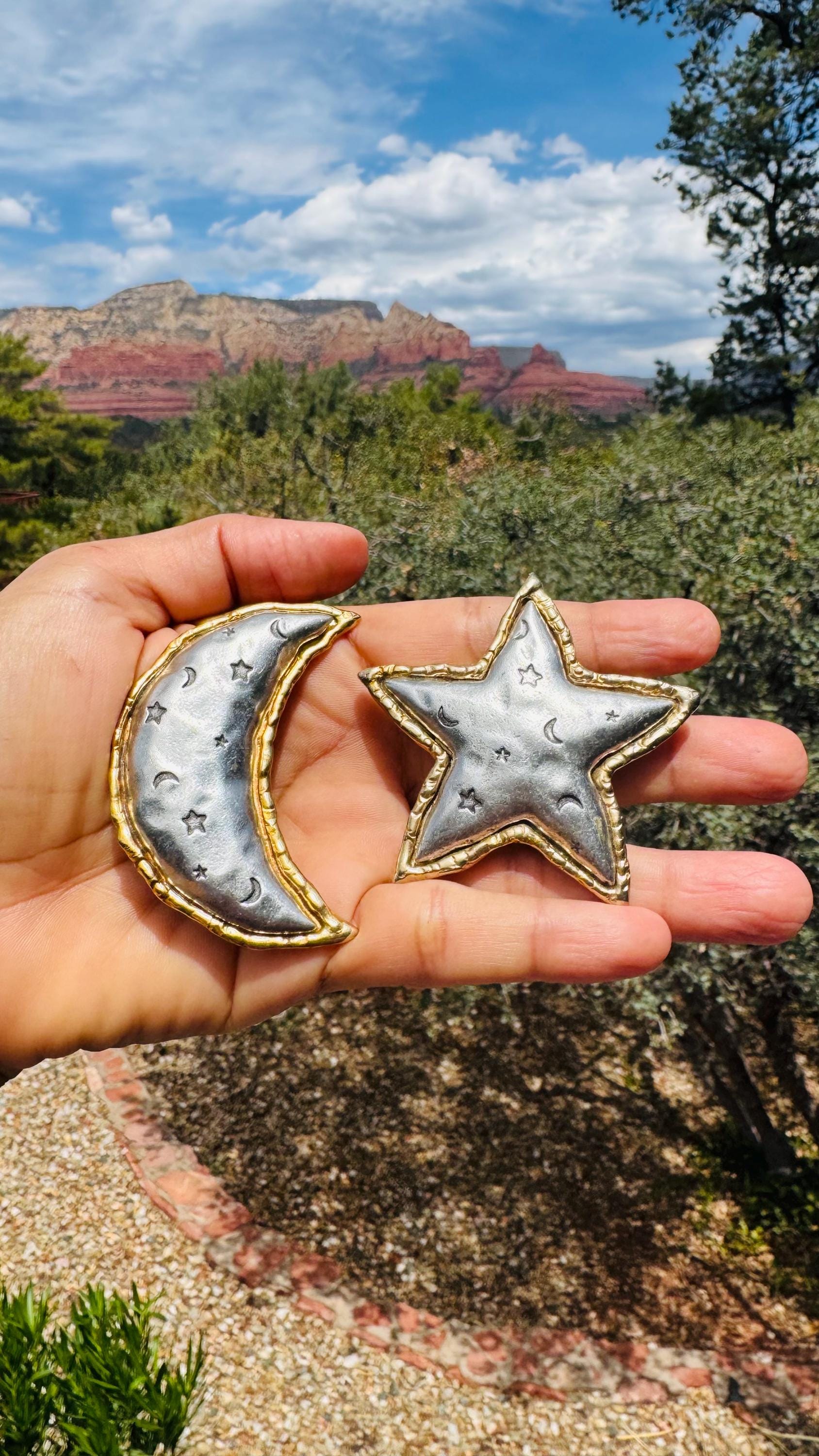 Jj Moon Pin - Etsy