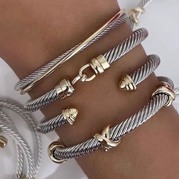 farfetch cable tie bracelet