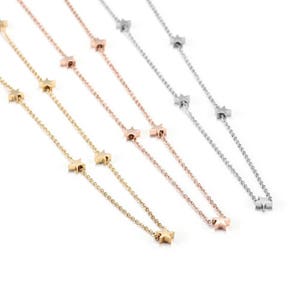 Stars long necklace