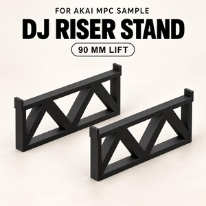 DJ Riser Stand for AKAI MPC Sample - 0 Degree Raised to 90mm
