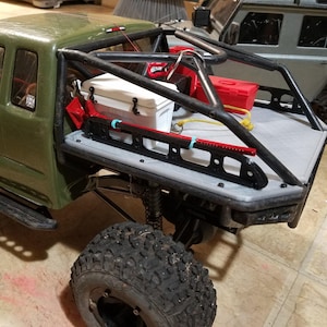 Rear Flatbed & Rail System upgrade for Axial SCX10 Honcho RC Crawler immagine 1