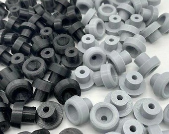 Hawk Helium 20inch Replacement Buttons - Extra Strong! (8 Pack) BLACK