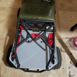 Rear Flatbed & Rail System upgrade for Axial SCX10 Honcho RC Crawler immagine 3