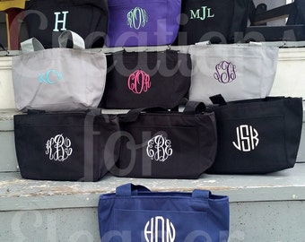 Monogram Lunch Tote, Insulated Lunch Tote, Lunch Bag, Lunch Box, Monogram Lunch Bag, Monogrammed Lunch Tote, Monogrammed Cooler, Monogrammed