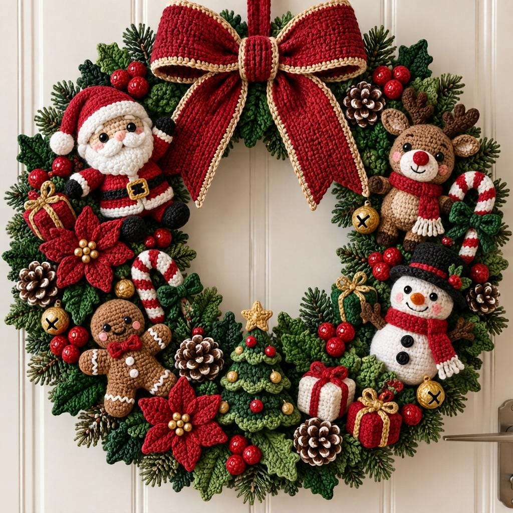 Large Christmas Wreath - Etsy