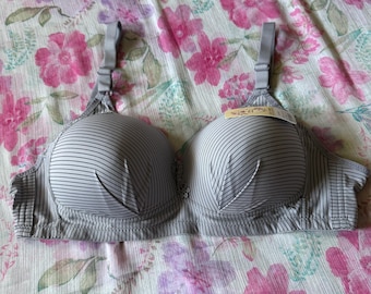 Stripe Pattern Comfort Bras
