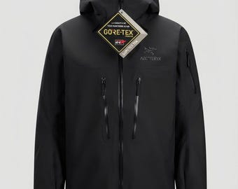 Arcteryx Alpha SV Gore-Tex waterdichte en winddichte jas in outdoor wandelstijl, unisex.