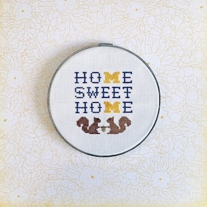 U-M Home Cross Stitch Pattern