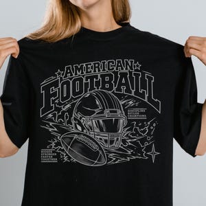 Vintage American Football PNG, retro helmet and ball design, t-shirt graphic download, game day, sports team, fall football, digital art
