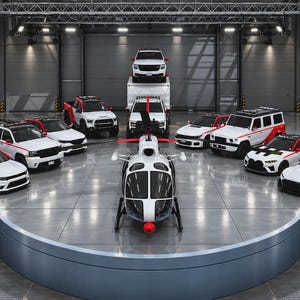 EMS Medic Vehicle Pack | 11 FiveM Ready Emergency Vehicles | Lore Friendly | Medic Helicopter | Custom Liveries | GTA RP