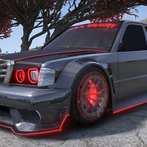 Benefactor S700 | Sedán personalizado compatible con FiveM | Vehículo que se ajusta a la ambientación del juego | Coche de tuning de carrocería ancha | Vehículo para juegos de rol