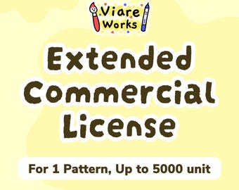 Extended Commercial License for 1 Pattern | Viare Works