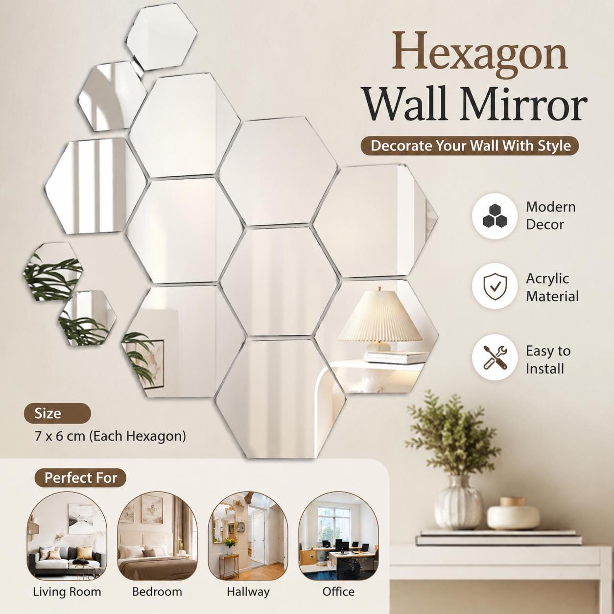 Geometric Mirror - Etsy