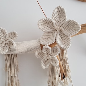 Macramé flower wallhanging patroon pdf