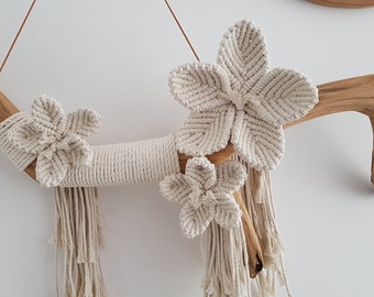 Macramé flower wallhanging patroon pdf