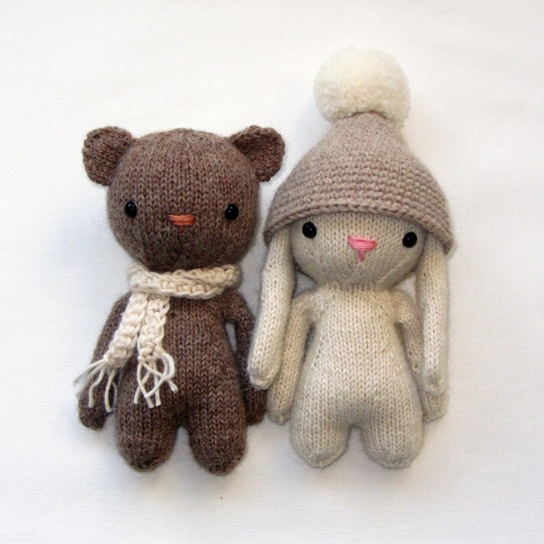 Knitted Friends Pattern PDF Etsy Canada