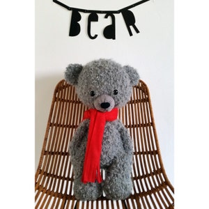Knitted Bear Pattern PDF