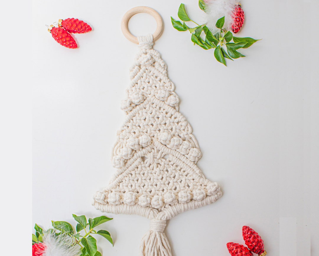 Macramé Chrismas Tree Wallhanging Pattern Pdf - Etsy