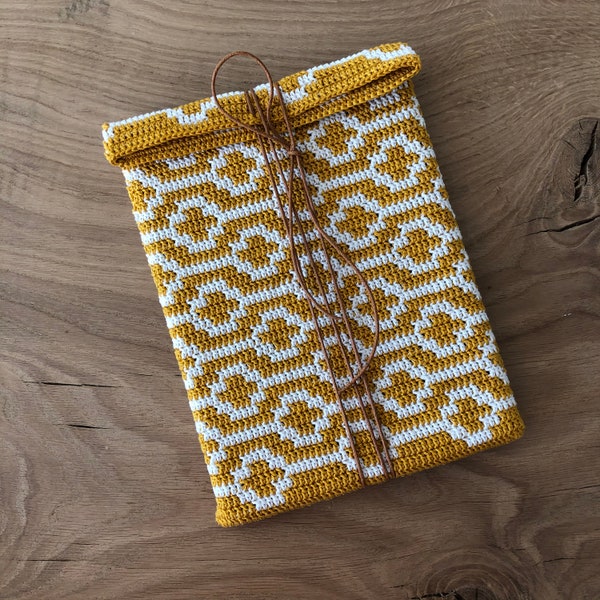 ipad tablet sleeve tapestry crochet