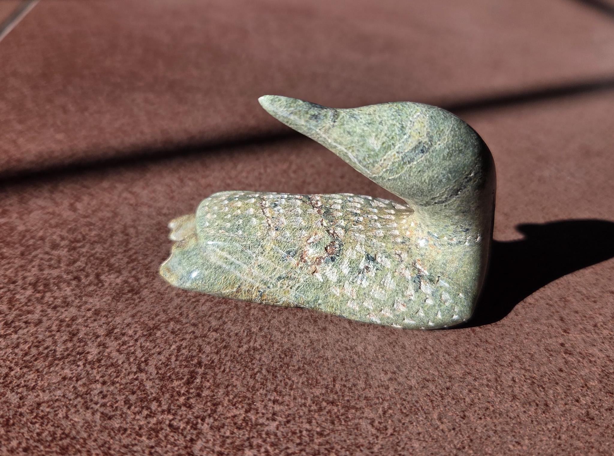 Inuit Soapstone Carving Loon - Etsy Canada